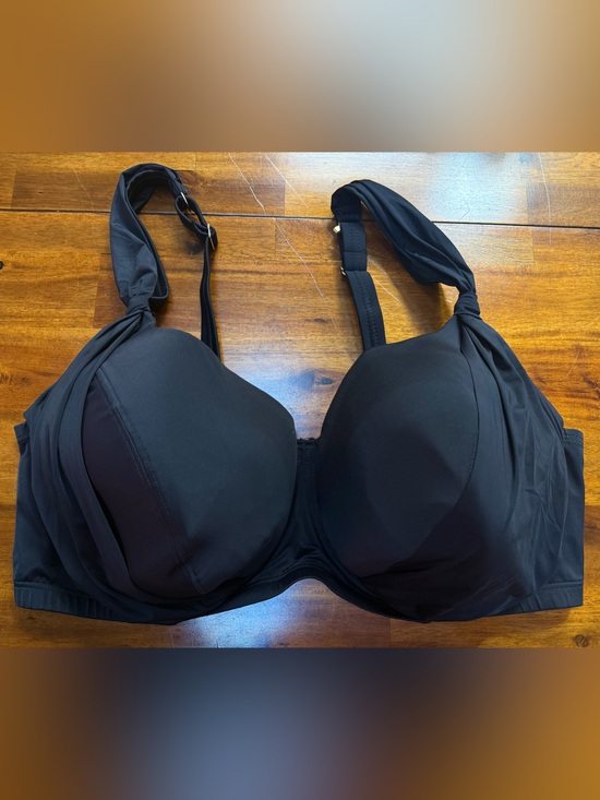 Swimsuits For All Other - Swimsuits for All Underwire bra-sized bikini top with knot strap detail